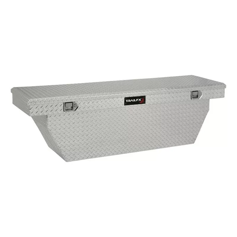 TrailFX Crsovr Deep Sgl Lid Dia Tread Bright Pol Alum 69x19.25x19.5 W/Tray - 111701